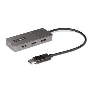 StarTech.com Hub MST à 3 Ports - DisplayPort vers 3x HDMI, Trois Moniteurs 4K 60Hz, Adaptateur Vidéo Multi-Moniteur DP 1.4, C