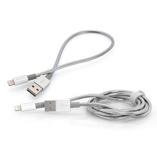 Verbatim 48873 câble Lightning 1 m Acier inoxydable