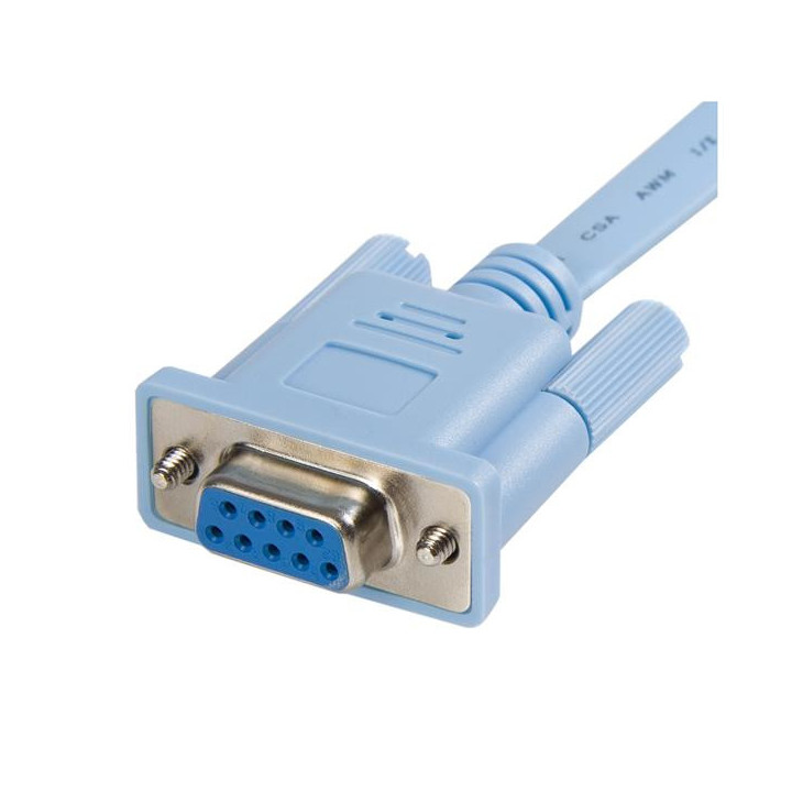 StarTech.com Câble console RJ45 vers DB9 de 1,8m pour routeur Cisco - M/F