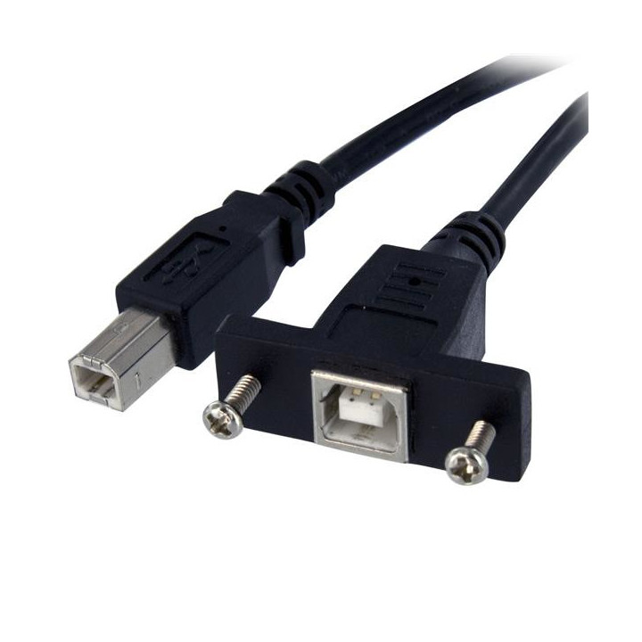 StarTech.com Câble USB Montage sur Panneau B Femelle vers B Mâle - 91 cm