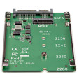 StarTech.com Adaptateur M.2 SATA SSD vers 2.5in SATA - Convertisseur M.2 NGFF vers SATA - 7mm - Support à Cadre Ouvert - Adapt