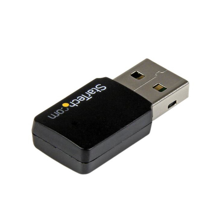 StarTech.com Mini adaptateur USB 2.0 réseau sans fil AC600 double bande - Clé USB WiFi 802.11ac 1T1R