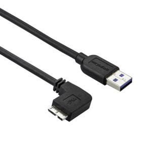 StarTech.com USB3AU2MLS câble USB USB 3.2 Gen 1 (3.1 Gen 1) 2 m USB A Micro-USB B Noir
