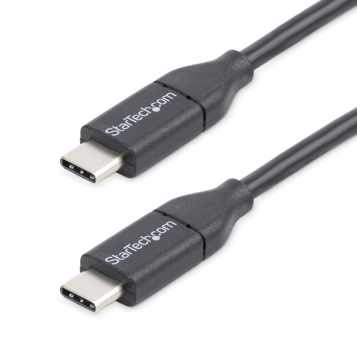 StarTech.com Câble de Charge USB-C de 3m, Charge et Synchronisation, 60W (3A) PD, Câble de Charge USB 2.0 pour Ordinateur Por