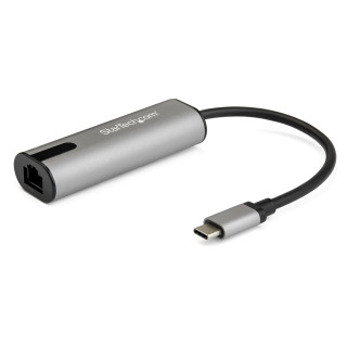 StarTech.com Adaptateur 2.5GbE USB C vers Ethernet NBASE-T NIC - Réseau Multi-Vitesse USB 3.0 Type C 2.5/1 Gigabit/100 Mbps/Po