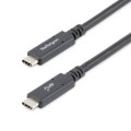 StarTech.com Câble USB-C de 1,8m, USB 5Gbps, 100W (5A) Power Delivery, Certifié Works with Chromebook, 4K 60Hz DP Alt Mode, C
