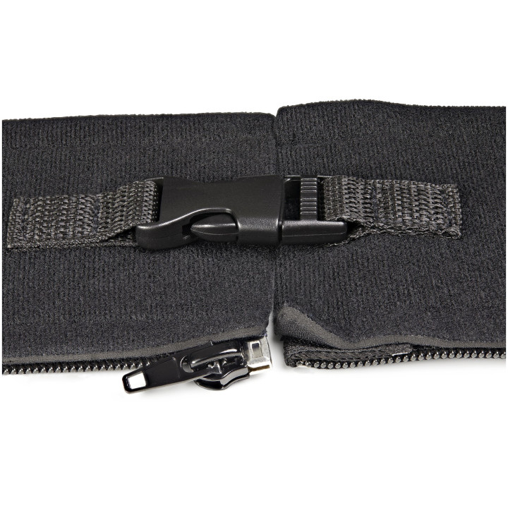 StarTech.com Housse Passe Câbles Néoprène 1m - Fermeture Éclair et Boucle - Diamètre 3cm - Protection Câbles Ordinateur/A