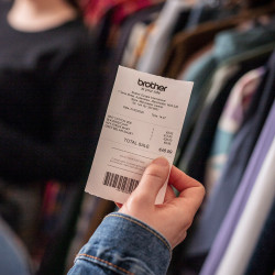 Brother BDE-1J000079-040 - Rouleau de reçus pour imprimante thermique mobile 3 pouces