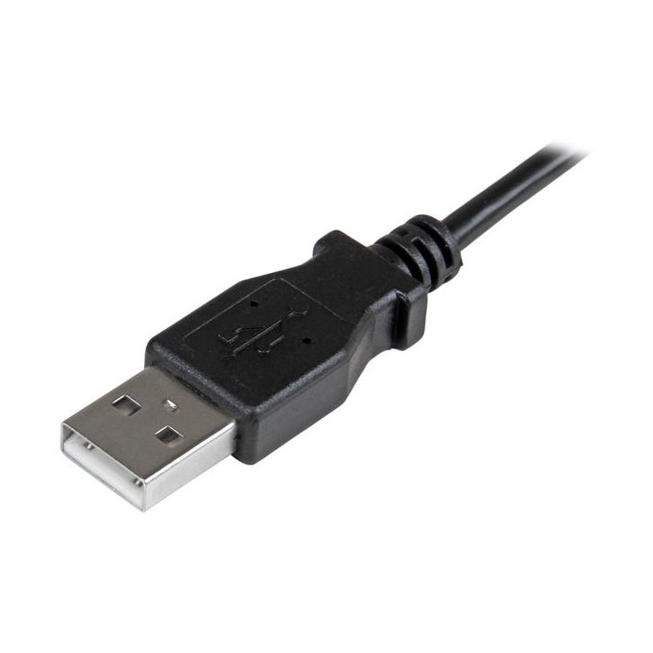 StarTech.com USBAUB2MRA câble USB USB 2.0 2 m USB A Micro-USB B Noir