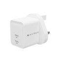 Targus HyperJucie Universel Blanc Secteur Charge rapide Intérieure