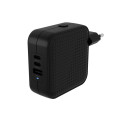 HYPER HJ1003BKWWGL chargeur d'appareils mobiles Ordinateur portable, Smartphone, Tablette Noir Secteur Charge rapide Intérieur