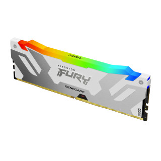 Kingston Technology FURY 32 Go 6000 MT/s DDR5 CL32 DIMM Renegade RGB Blanc XMP
