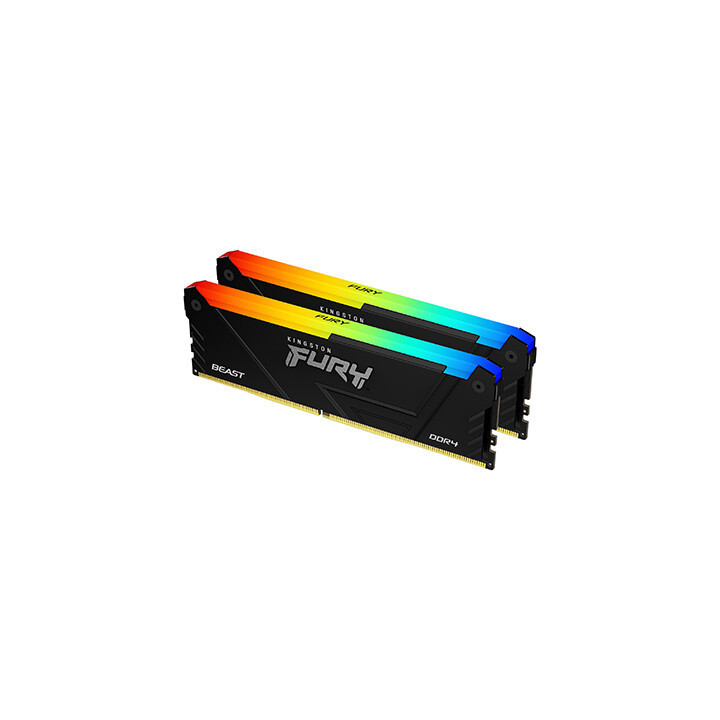 Kingston Technology FURY Beast 16GB 3733MT/s DDR4 CL19 DIMM (Kits de 2) RGB