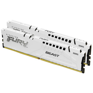 Kingston Technology FURY Beast 64 Go 6400 MT/s DDR5 CL32 DIMM (Kits de 2) White EXPO