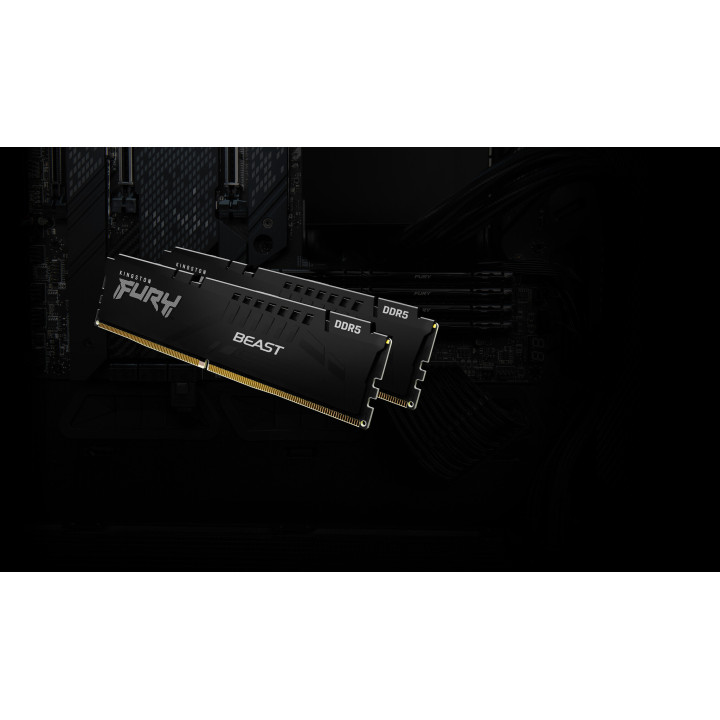 Kingston Technology FURY Beast 32 Go 6400 MT/s DDR5 CL32 DIMM Black XMP
