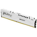 Kingston Technology FURY Beast 64 Go 6000 MT/s DDR5 CL30 DIMM (Kits de 2) White XMP
