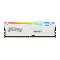Kingston Technology FURY Beast 64GB 6000MT/s DDR5 CL30 DIMM (Kits de 2) White RGB XMP