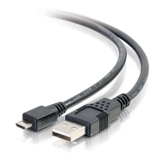 C2G 0,9 m Câble USB 2.0 A vers Micro-B mâle vers mâle - Noir
