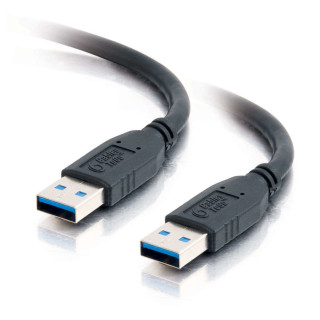 C2G 81678 câble USB USB 3.2 Gen 1 (3.1 Gen 1) 2 m USB A Noir