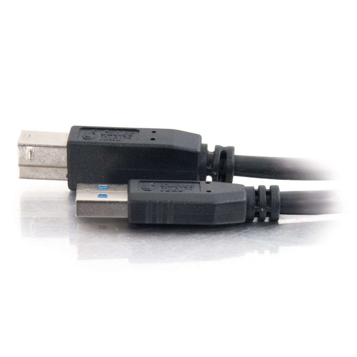 C2G 2m USB 3.0 câble USB USB 3.2 Gen 1 (3.1 Gen 1) USB A USB B Noir