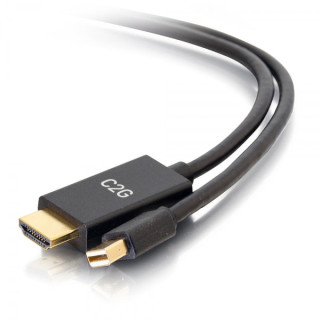 C2G 3 m - Câble adaptateur passif Mini DisplayPort[TM] mâle vers HDMI[R] mâle - 4K 30 Hz