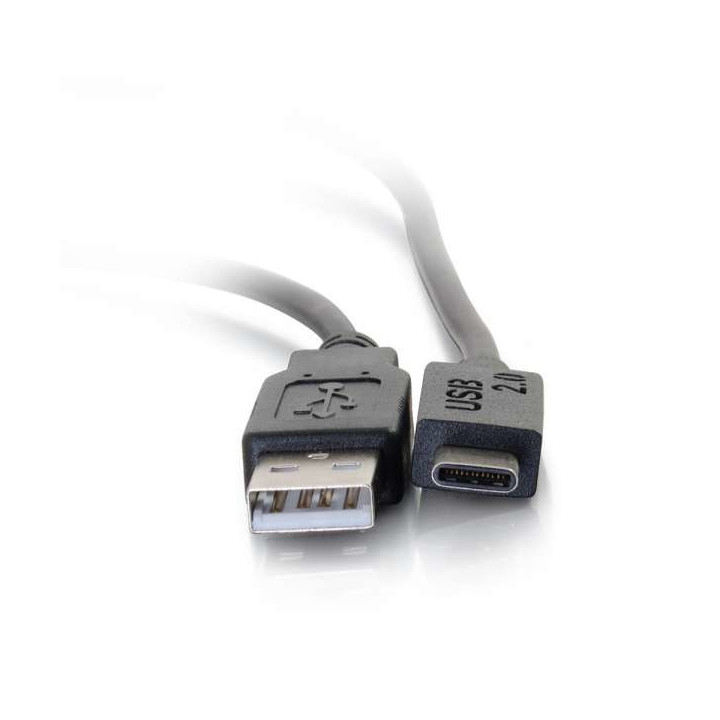 C2G 3m, USB2.0-C/USB2.0-A câble USB USB C USB A Noir