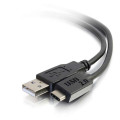 C2G 3m, USB2.0-C/USB2.0-A câble USB USB C USB A Noir