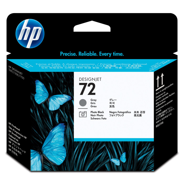 HP 72 têtes d'impression grise et noir photo