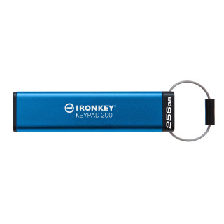 Kingston Technology IronKey Keypad 200 de 256 Go, FIPS 140-3 niveau 3, chiffrement AES-256