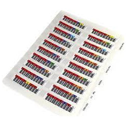 Overland-Tandberg O-T Étiquettes à code-barres LTO-7 (100 étiquettes pour les cartouches de données  20 pour les cartouches