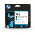 HP Tête d'impression DesignJet 744 photo mat/cyan