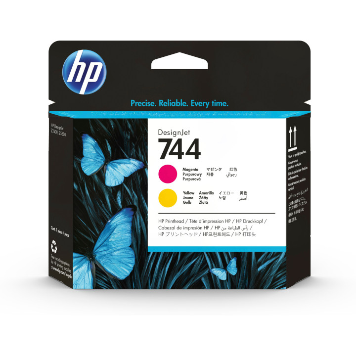HP Tête d'impression DesignJet 744 magenta/jaune