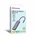 Verbatim CMH-08 USB Type-C 5000 Mbit/s Argent