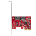 StarTech.com Carte PCI Express SATA 2 ports - Carte Contrôleur PCIe SATA - 6Gbps - ASM1166 SATA-Raid - Convertisseur PCI Expre