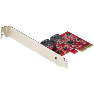 StarTech.com Carte PCI Express SATA 2 ports - Carte Contrôleur PCIe SATA - 6Gbps - ASM1166 SATA-Raid - Convertisseur PCI Expre