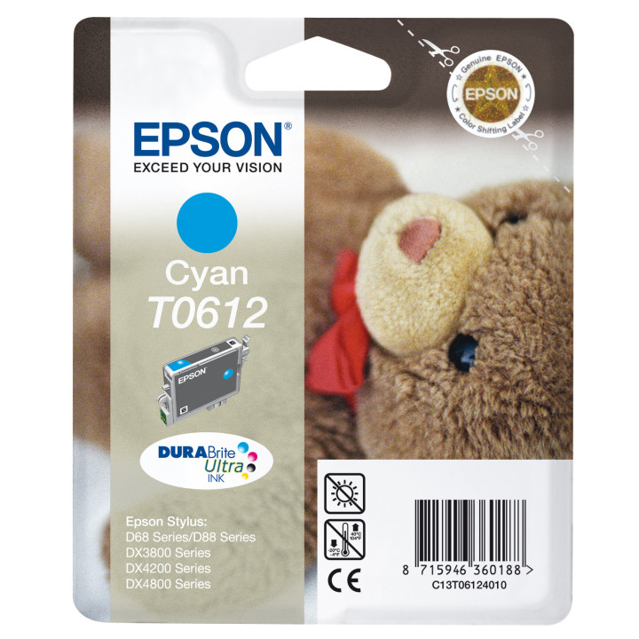 Epson Teddybear Cartouche "Ourson" - Encre DURABrite Ultra C