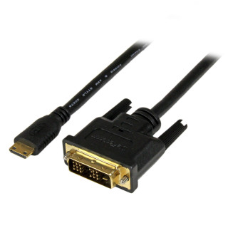 StarTech.com Câble Mini HDMI vers DVI de 1m - Câble DVI-D vers HDMI (1920x1200p) - Mini HDMI Mâle 19 Broches vers DVI-D Mâl