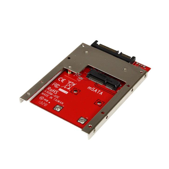 StarTech.com Adaptateur mSATA SSD vers SATA 2,5" - Carte Convertisseur mSATA SSD vers SATA 2,5"