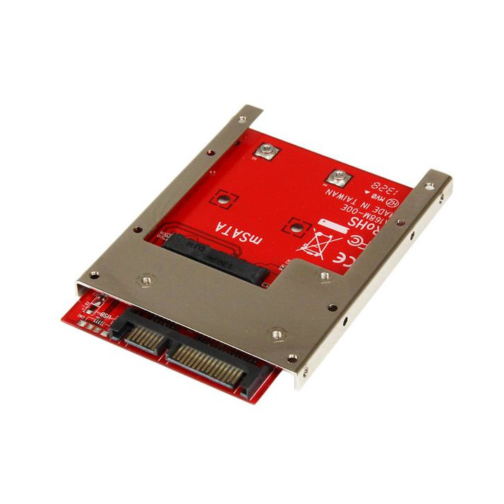 StarTech.com Adaptateur mSATA SSD vers SATA 2,5" - Carte Convertisseur mSATA SSD vers SATA 2,5"