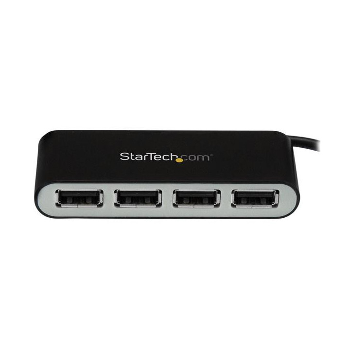 StarTech.com Hub USB 2.0 portable à 4 ports avec câble intégré