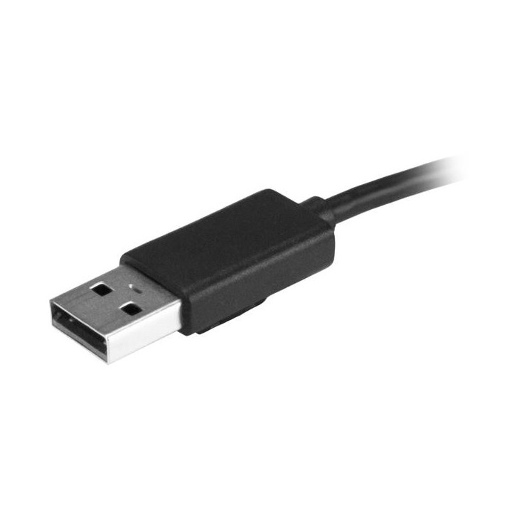 StarTech.com Hub USB 2.0 portable à 4 ports avec câble intégré