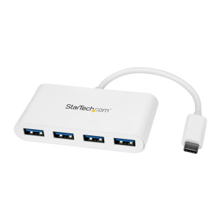 StarTech.com Hub USB-C 4 Ports USB-A (USB 3.0 SuperSpeed) - Alimenté par bus USB - Adaptateur USB-C vers USB-A - USB 3.2 Gen 1