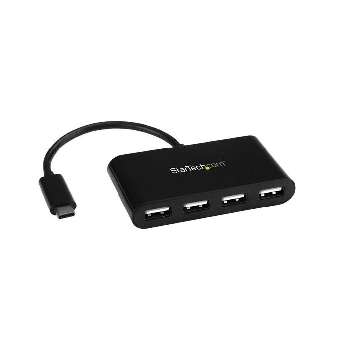 StarTech.com Hub USB-C 4 ports - Mini-hub - USB-C vers 4x USB-A - USB 2.0