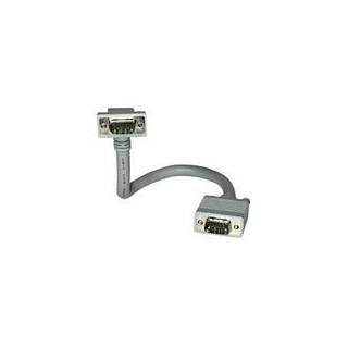 C2G 0.5m Monitor HD15 M/F cable câble VGA 0,5 m VGA (D-Sub) Gris