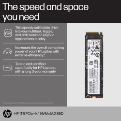 HP SSD PCIe4x4 NVMe M.2 1 To