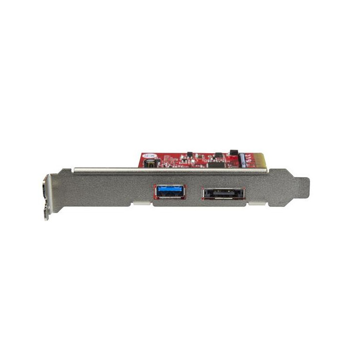 StarTech.com Carte contrôleur PCIe à USB 3.1 (10 Gb/s) et eSATA III (6 Gb/s)