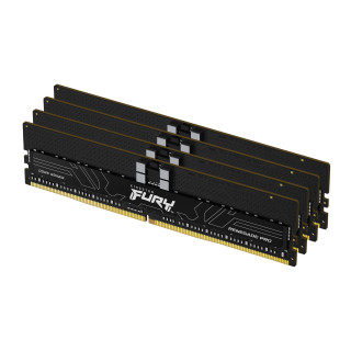 Kingston Technology FURY 128 Go 6000 MT/s DDR5 ECC Reg CL32 DIMM (kit de 4) Renegade Pro XMP
