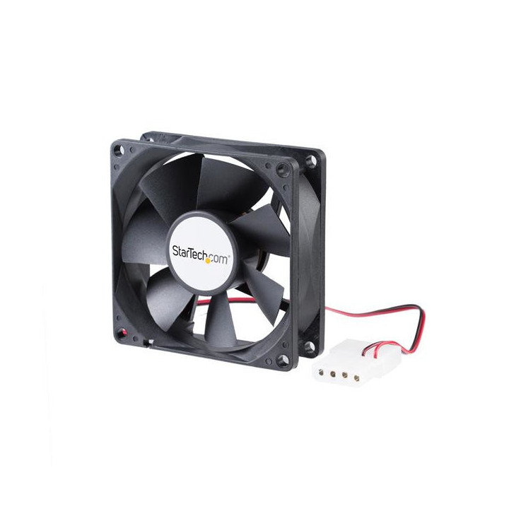 StarTech.com Ventilateur PC à Double Roulement à Billes - Alimentation LP4 - 80 mm