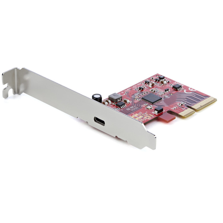 StarTech.com Carte PCIe 1 port USB 3.2 Gen 2x2 - Carte Contrôleur USB-C SuperSpeed 20Gbps PCI Express 3.0 x 4 - Carte Adaptate