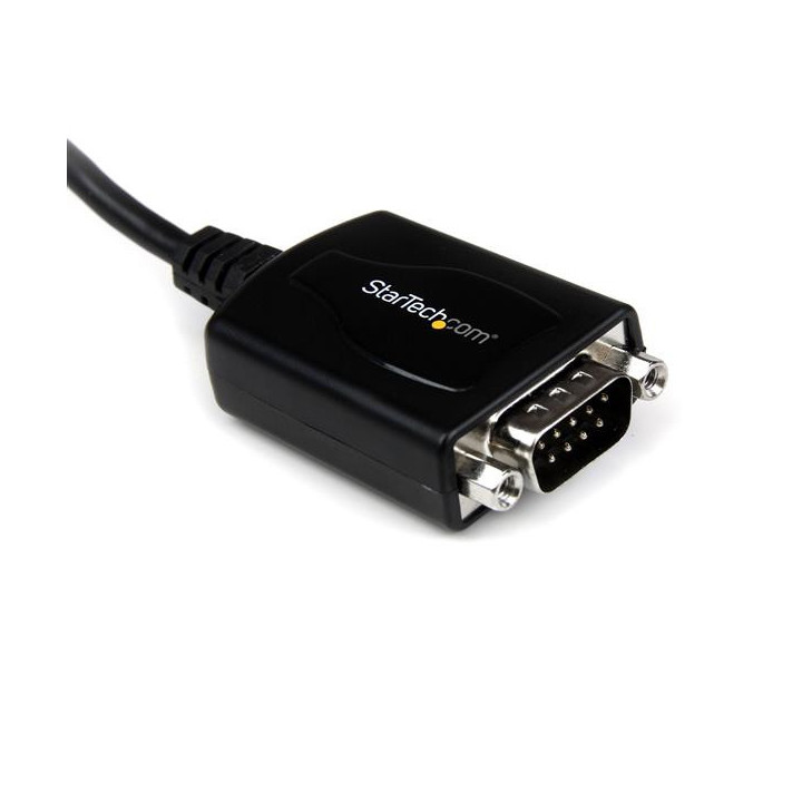 StarTech.com Câble Adaptateur de 30 cm USB vers Série DB9 RS232 - Mémorisation de Port COM